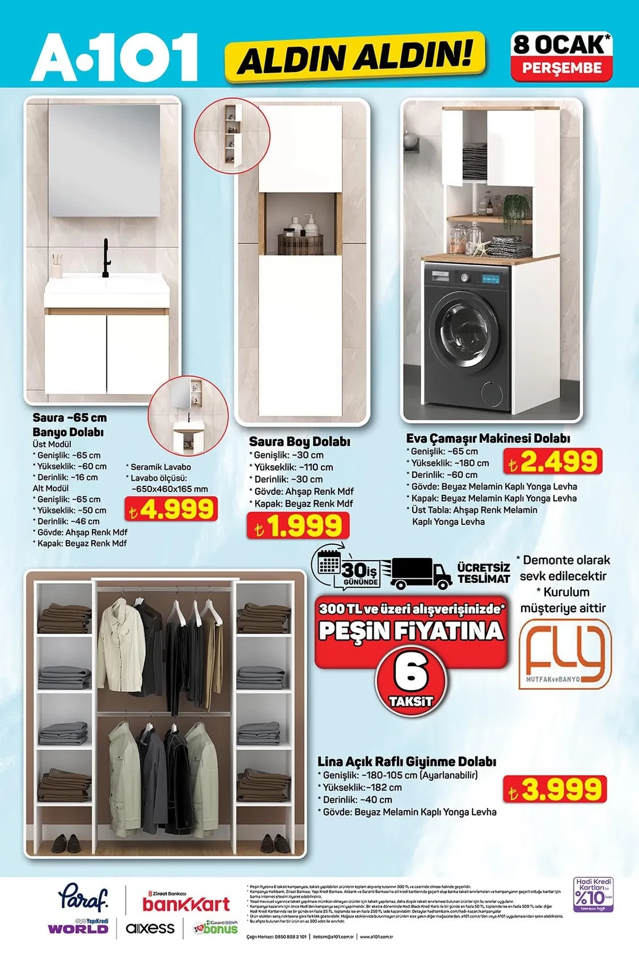 A101 AKTÜEL ÜRÜNLER 8 Ocak! A101 aktüel kataloğunda Galatasaray, Fenerbahçe, Beşiktaş taraftar ürünleri, elektrikli araba şarj istasyonu, ankastre seti yer aldı