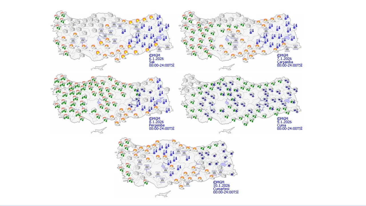 Meteoroloji birçok kenti gün vererek uyardı! Kuvvetli kar yağışı geri dönüyor: Tüm yurda yayılacak 