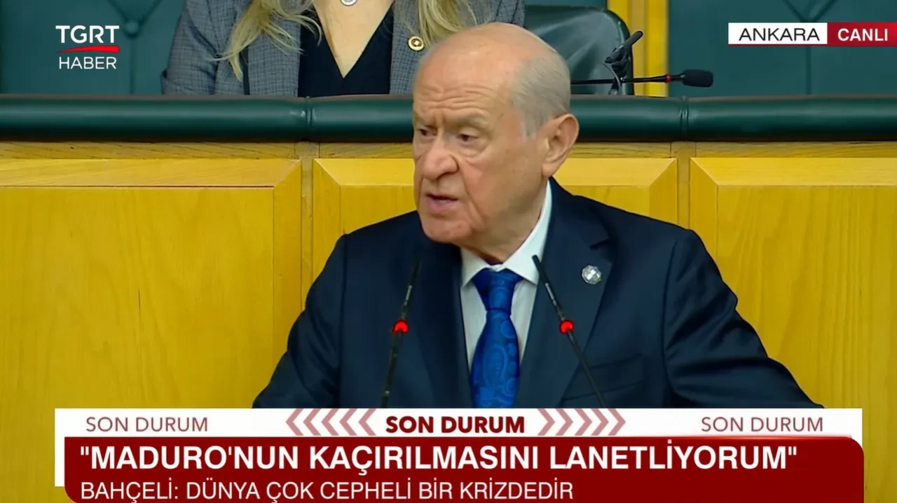 MHP lideri Devlet Bahçeli'den Maduro açıklaması! ABD'ye çok sert tepki