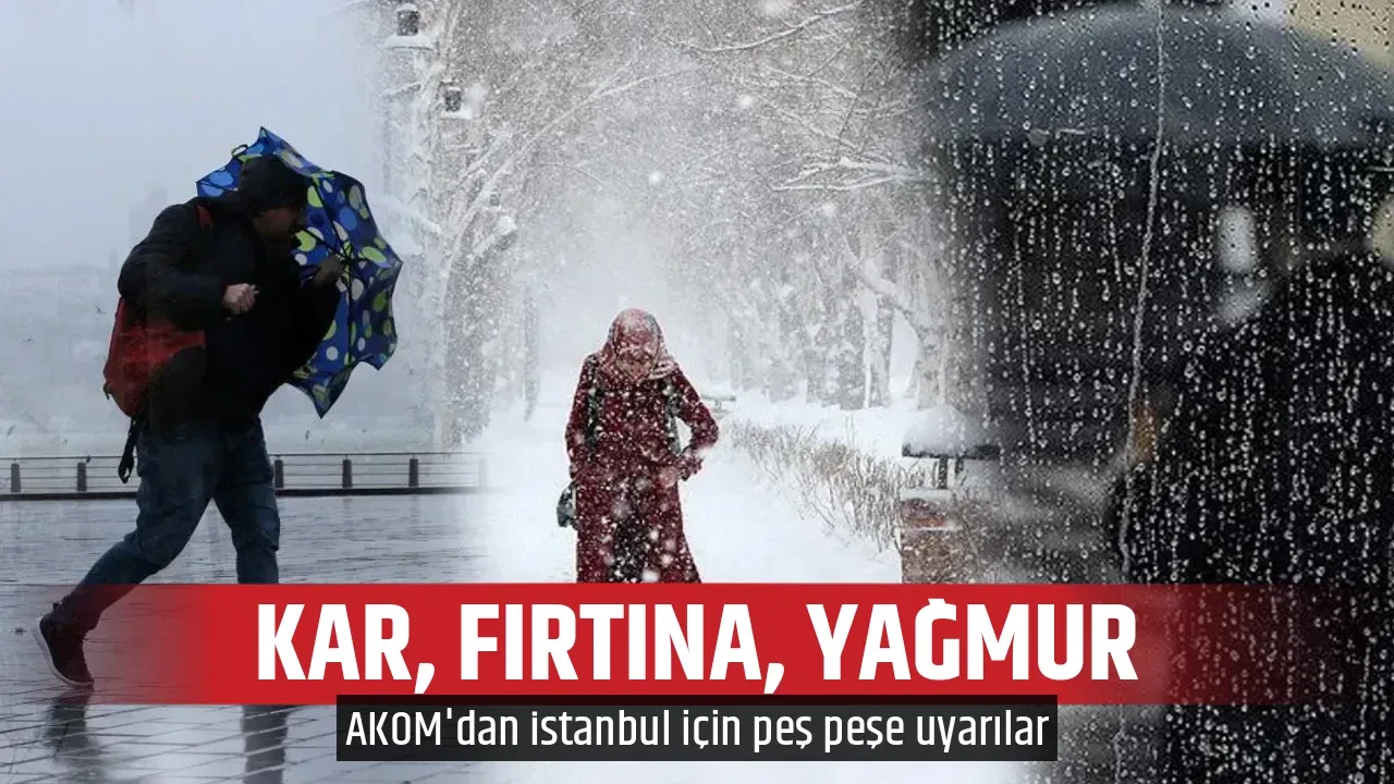 KAR, FIRTINA, YAĞMUR