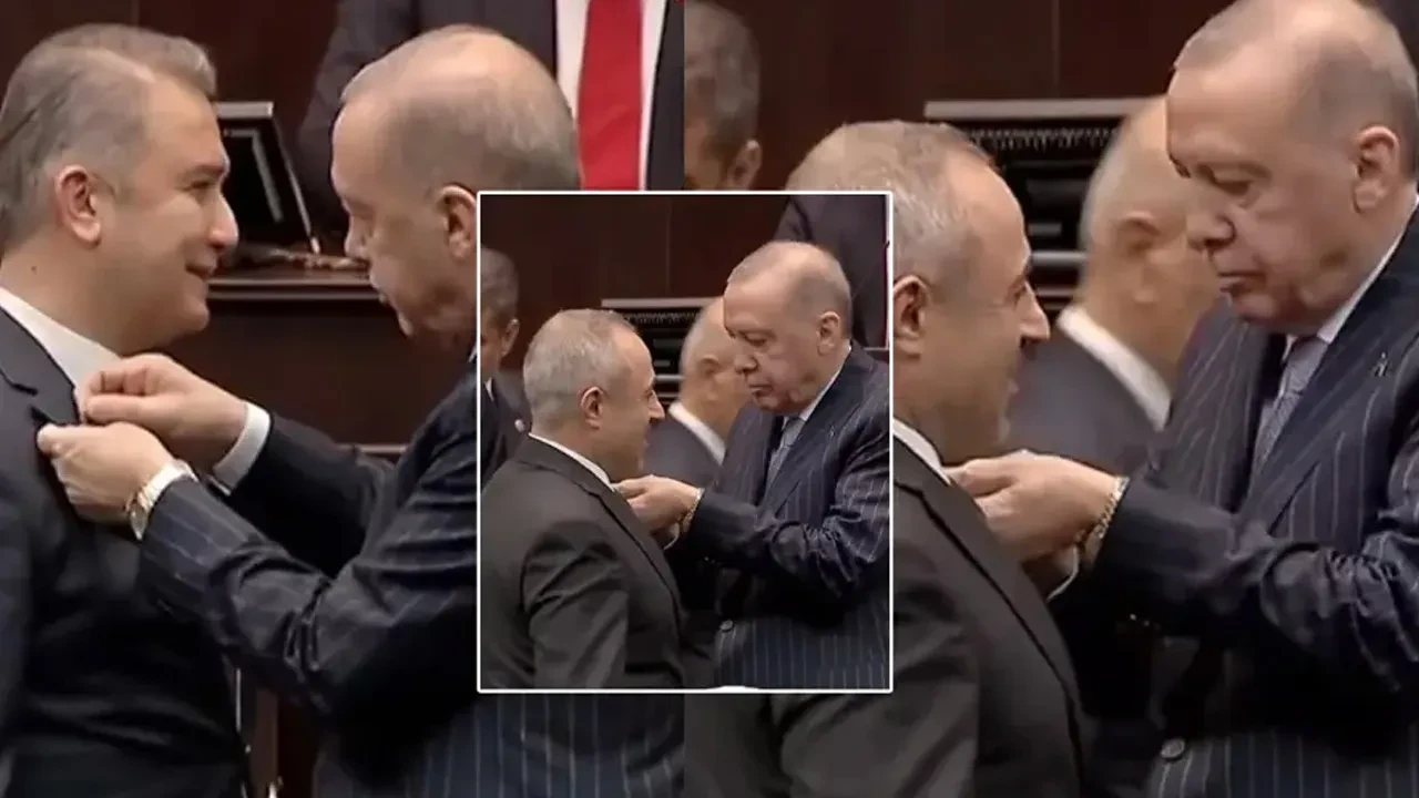 Cumhurbaşkanı Erdoğan rozetlerini taktı! Üç milletvekili AK Parti'ye geçti
