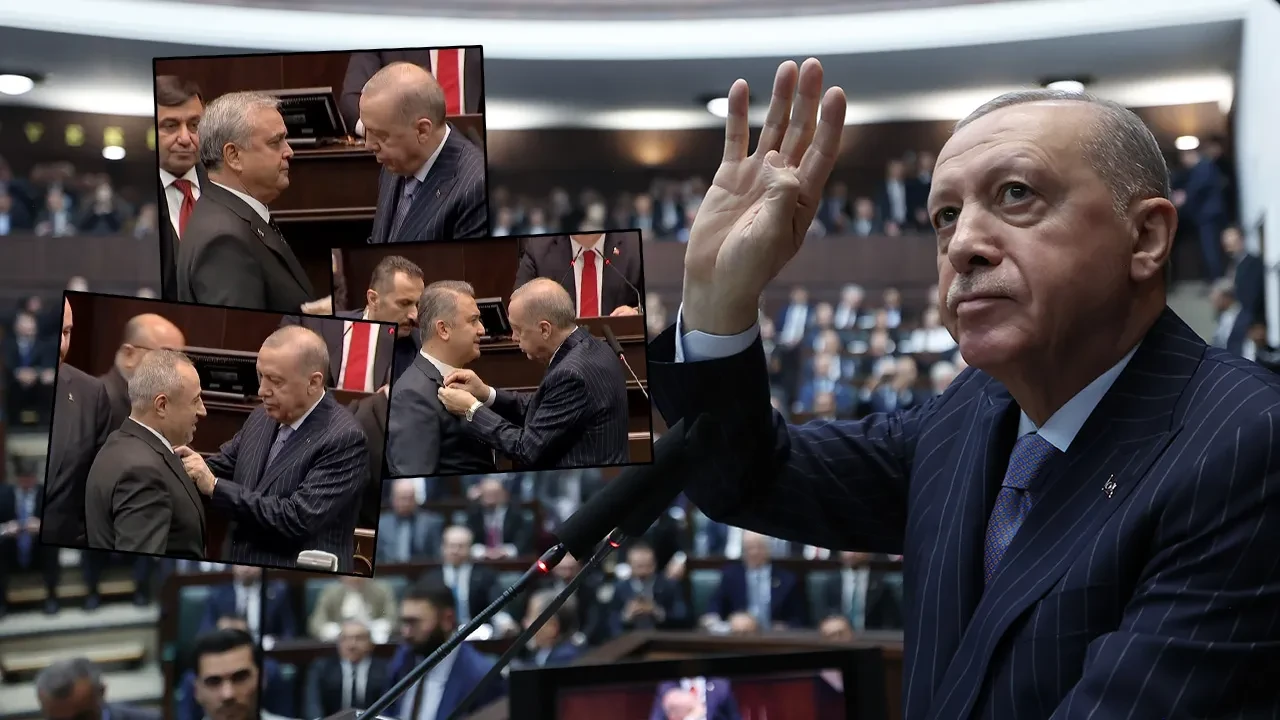Cumhurbaşkanı Erdoğan rozetlerini taktı! Üç milletvekili AK Parti'ye geçti
