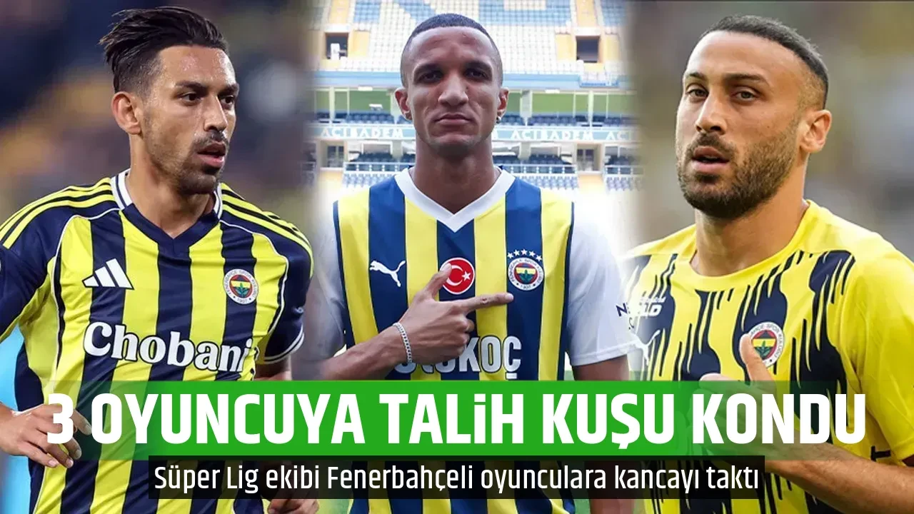 3 OYUNCUYA TALİH KUŞU KONDU