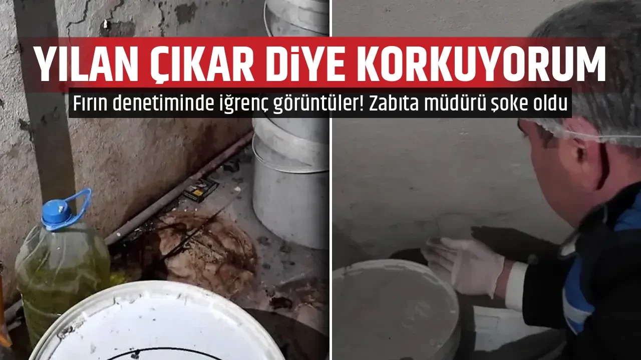 YILAN ÇIKAR DİYE KORKUYORUM