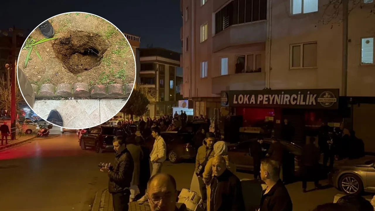 Gebze’de apartman girişinde çökme paniği! 22 hane acilen tahliye edildi