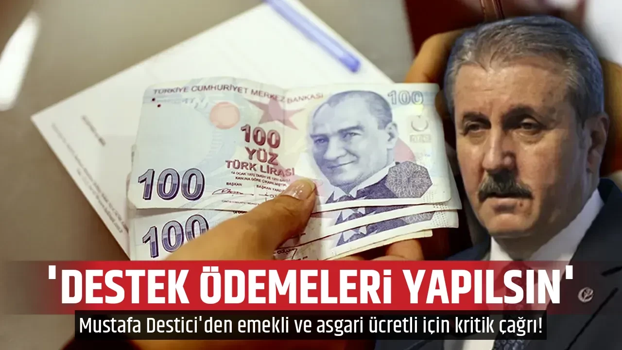 'DESTEK ÖDEMELERİ YAPILSIN'