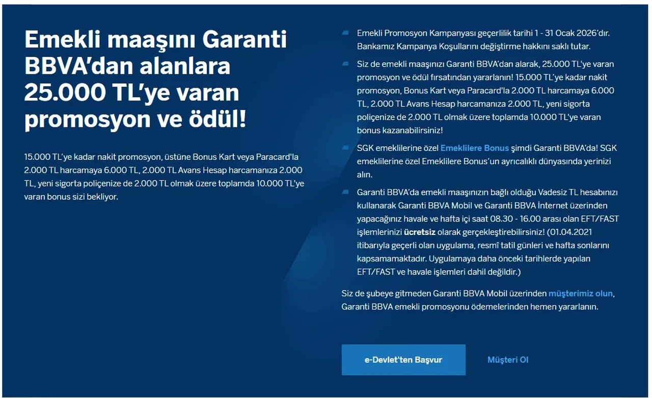 Yeni emekli banka promosyonları 2026 Ocak! En yüksek promosyon veren bankalar hangileri?