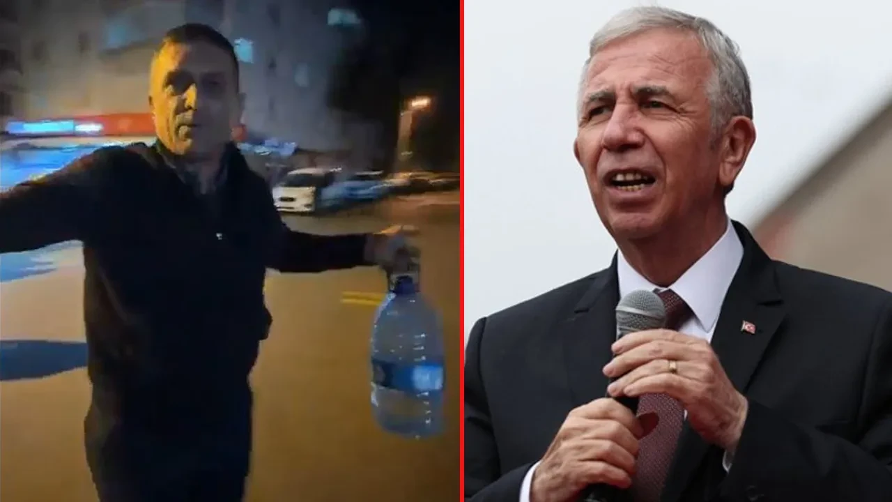 Ankara'da su krizi sürüyor! 'Nerede bu Mansur?' diyen vatandaşlara AK Parti Teşkilatı ve Sincan Belediyesi su dağıttı
