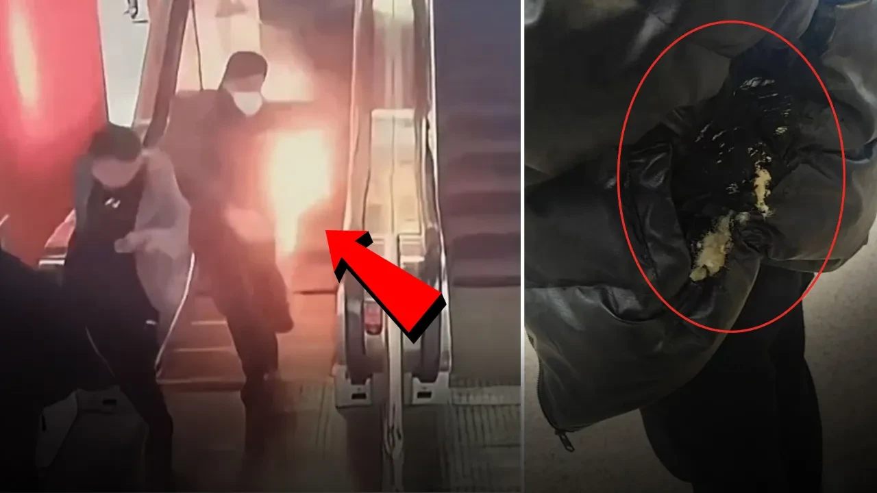 Şarj için taşıdı, dehşeti yaşadı! Metro yolcusu bir anda alev topuna döndü
