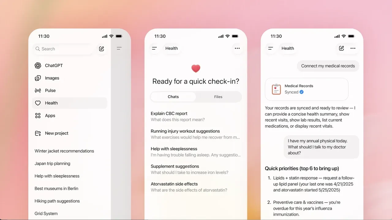 ChatGPT Health tanıtıldı: Sağlıkta yapay zekâ dönemi