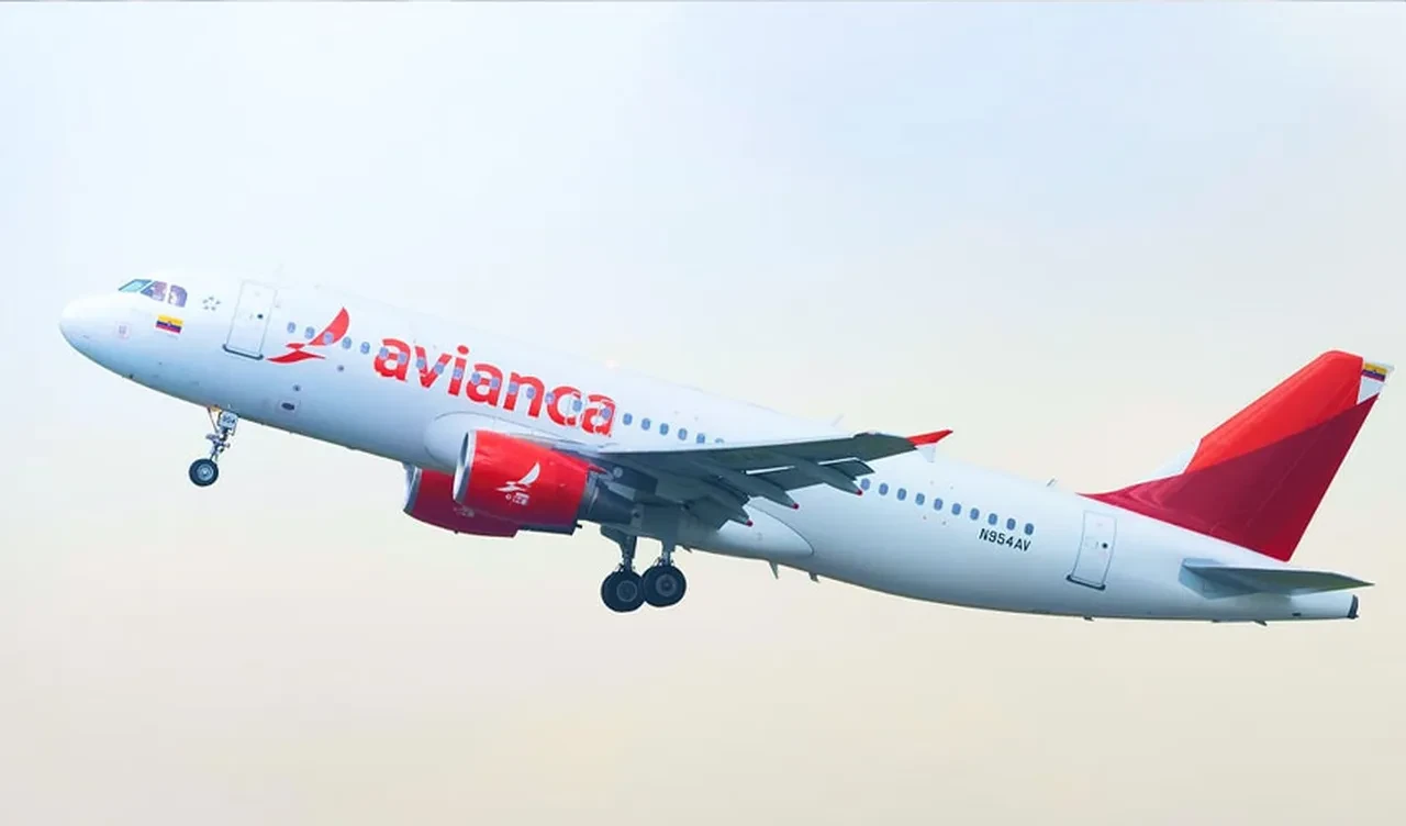 Avianca şirketine ait yolcu uçağı