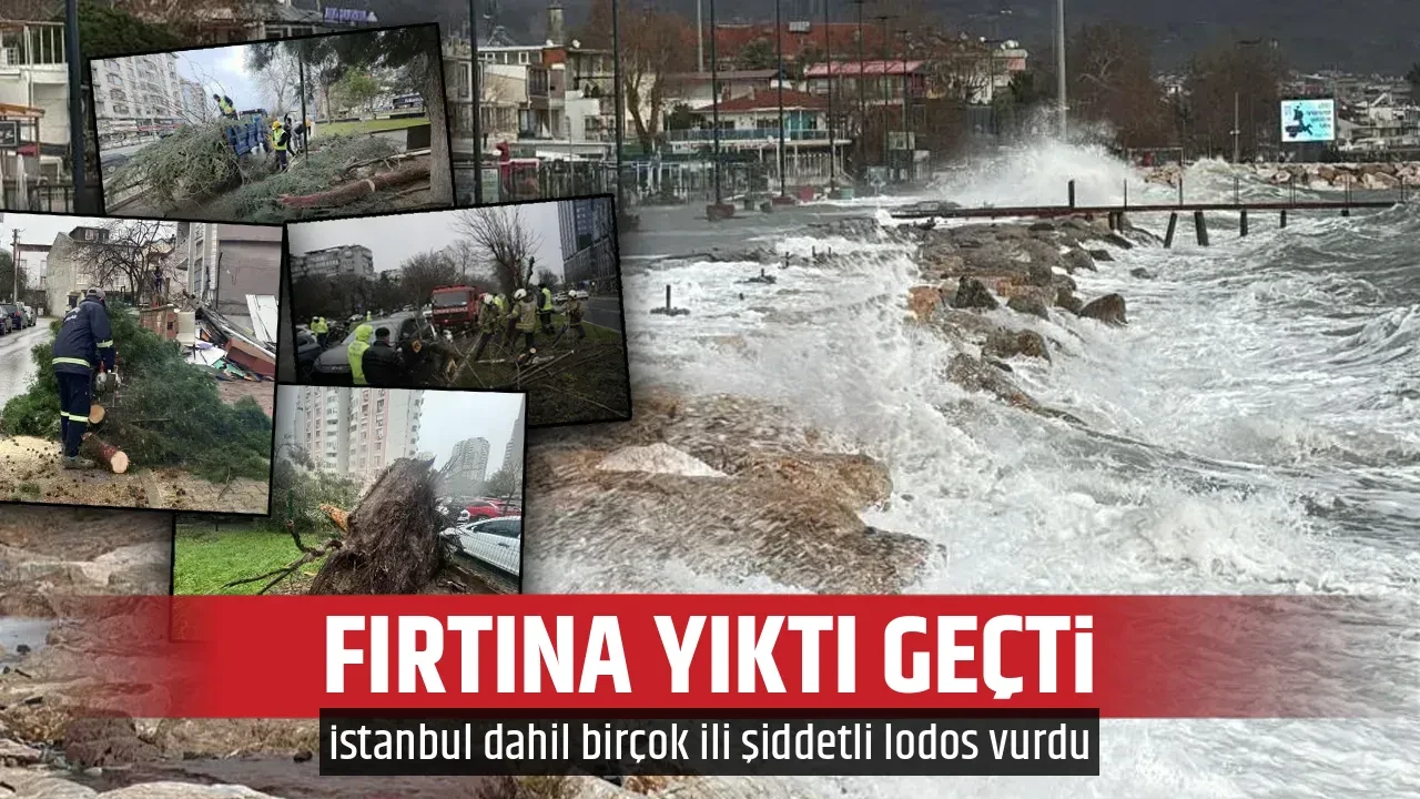 FIRTINA YIKTI GEÇTİ