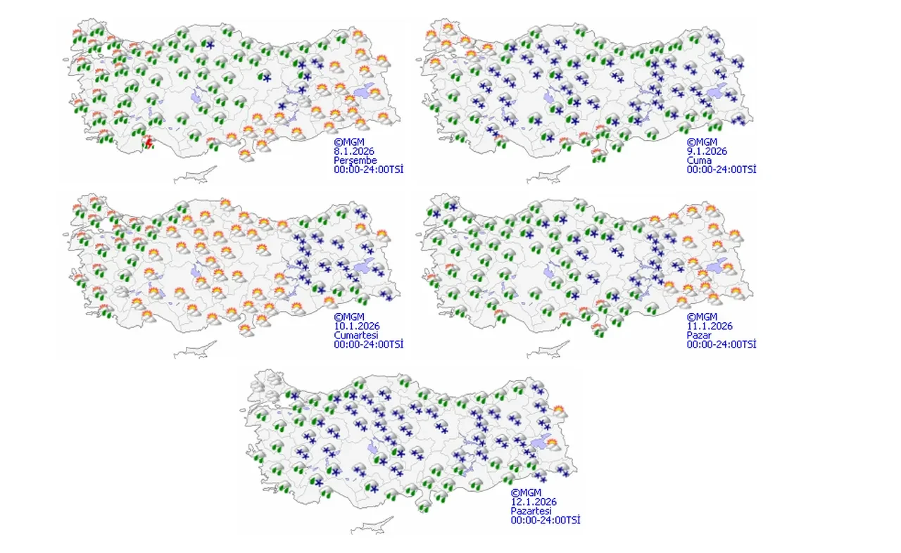 Meteoroloji illeri tek tek uyardı! Kar yağışı yurdu esir alacak: Günlerce hiç durmadan yağacak 
