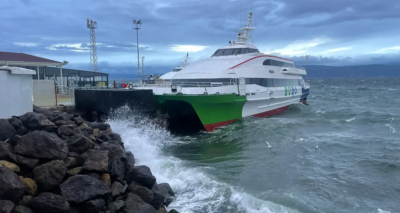 BUDO'ya fırtına engeli! 6 sefer iptal edildi