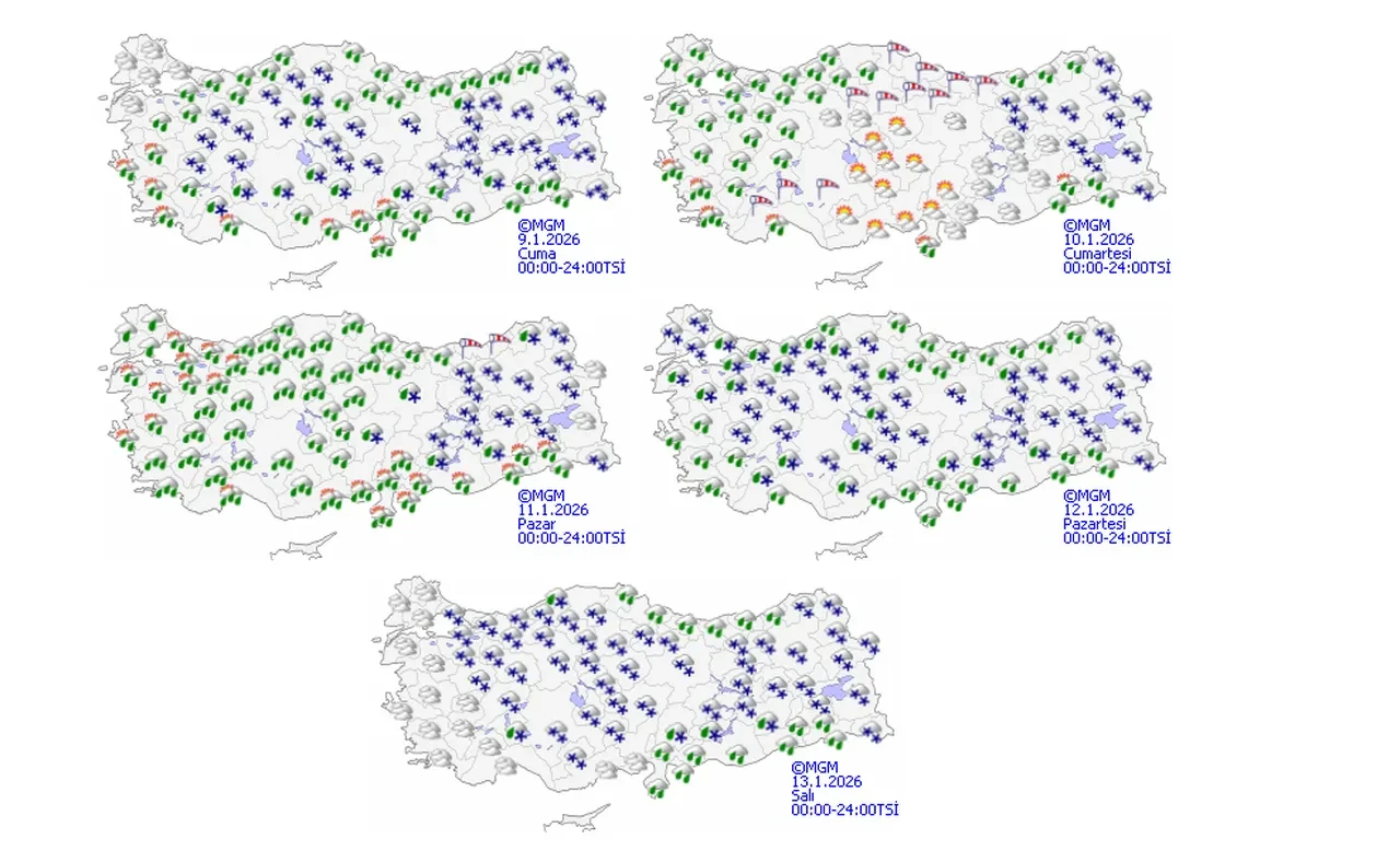 Meteoroloji gün vererek uyardı! Kar yağışı çok sert geliyor: Tüm Türkiye buz kesecek 