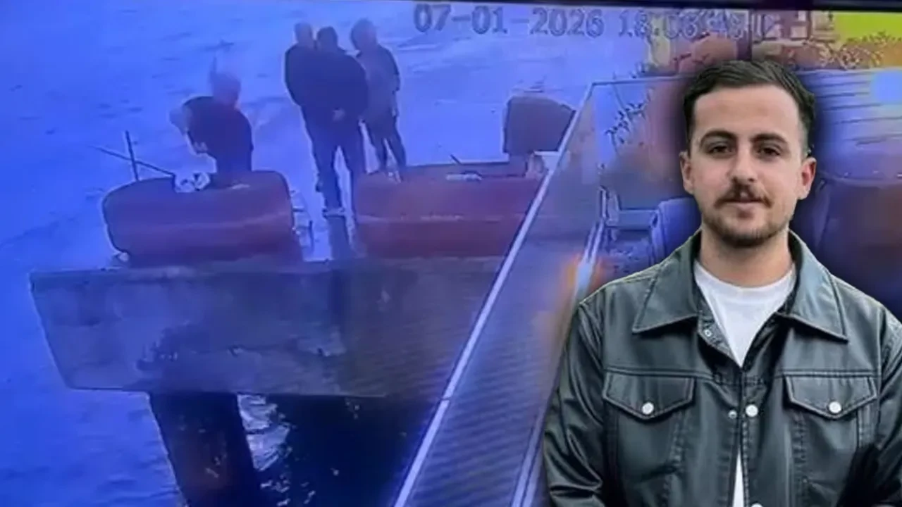 Sarıyer’de motosikletiyle denize düşen gencin son görüntüleri ortaya çıktı