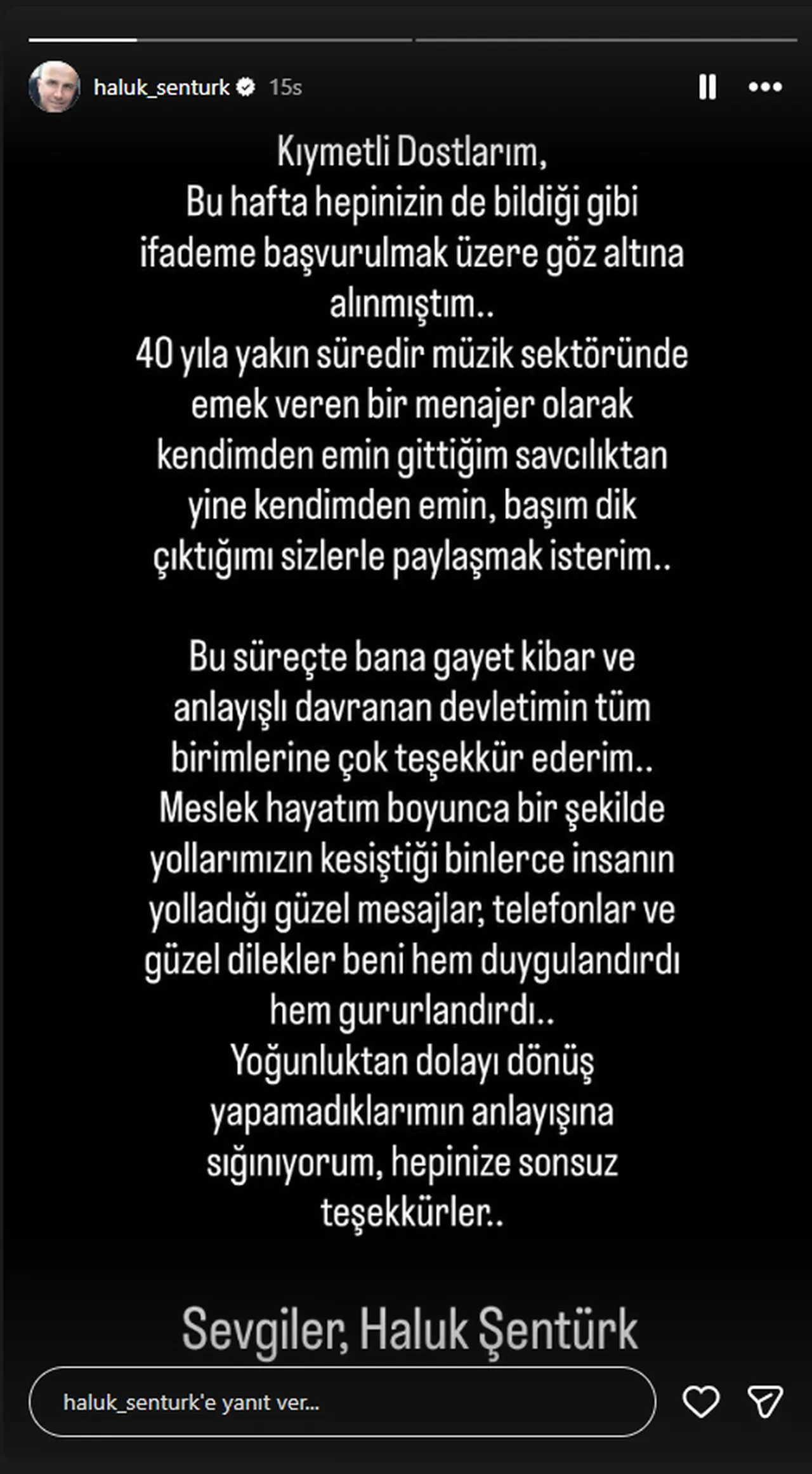 Uyuşturucu operasyonunda gözaltına alınan menajer Haluk Şentürk'ten ilk açıklama