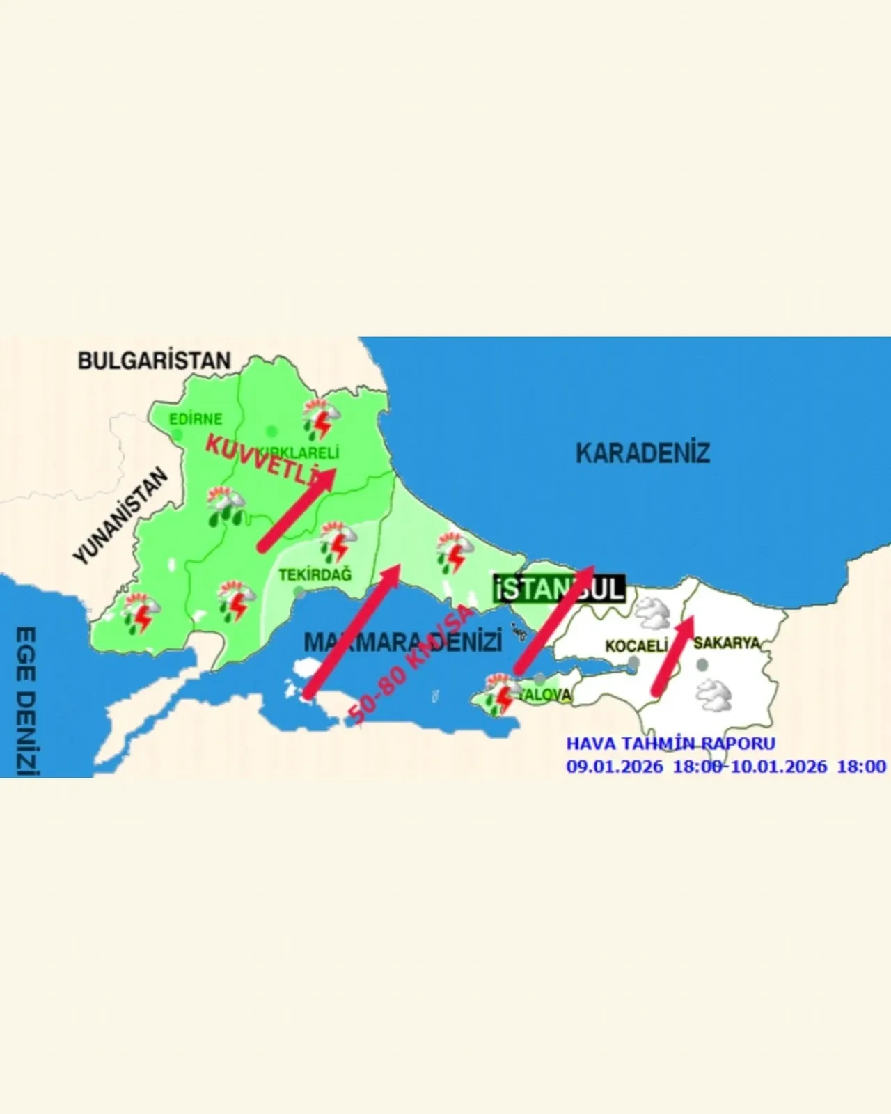 Valilikten İstanbullulara yarın için kritik uyarı! Kuvvetli fırtına geliyor