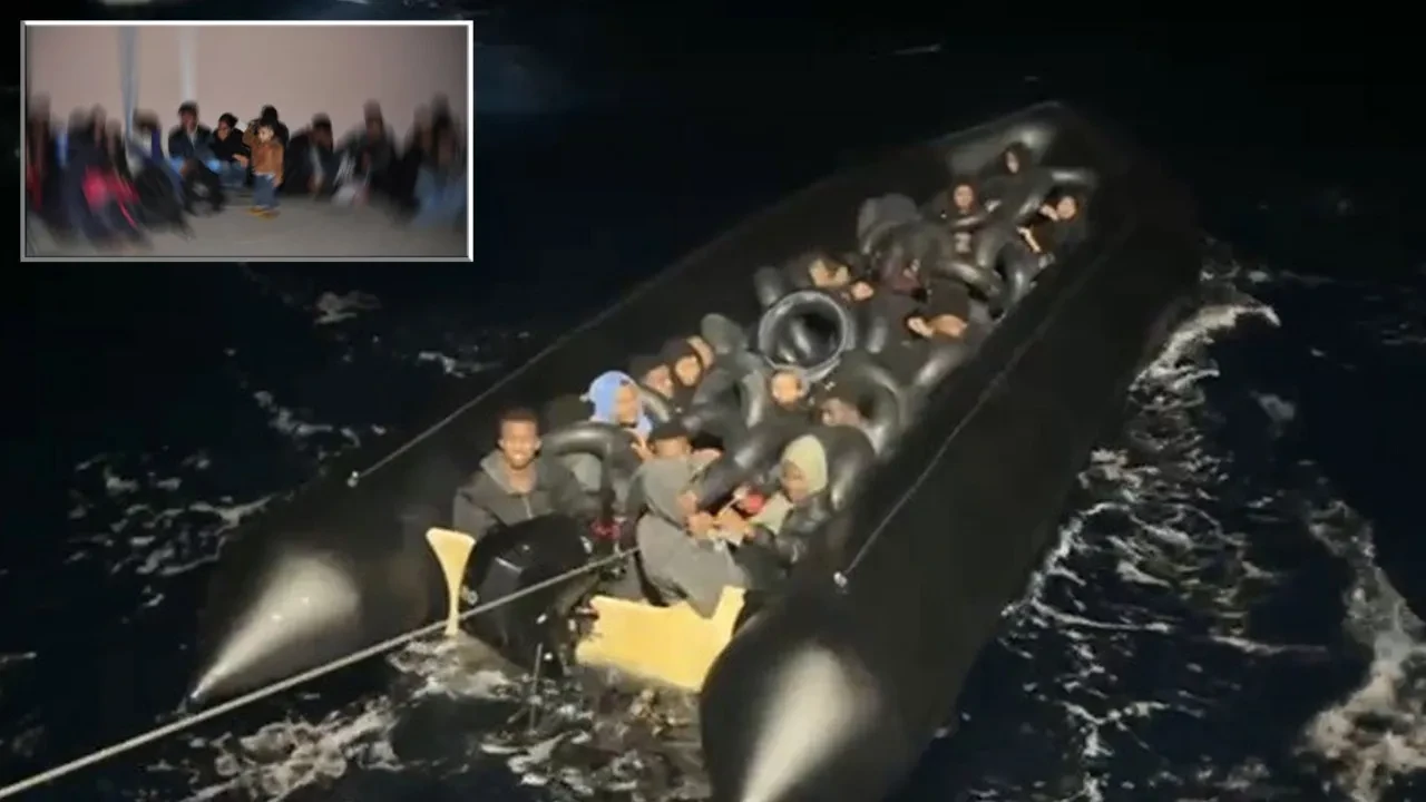 Aydın’da İHA ile denetim! Lastik botla giriş yapmaya çalıştılar