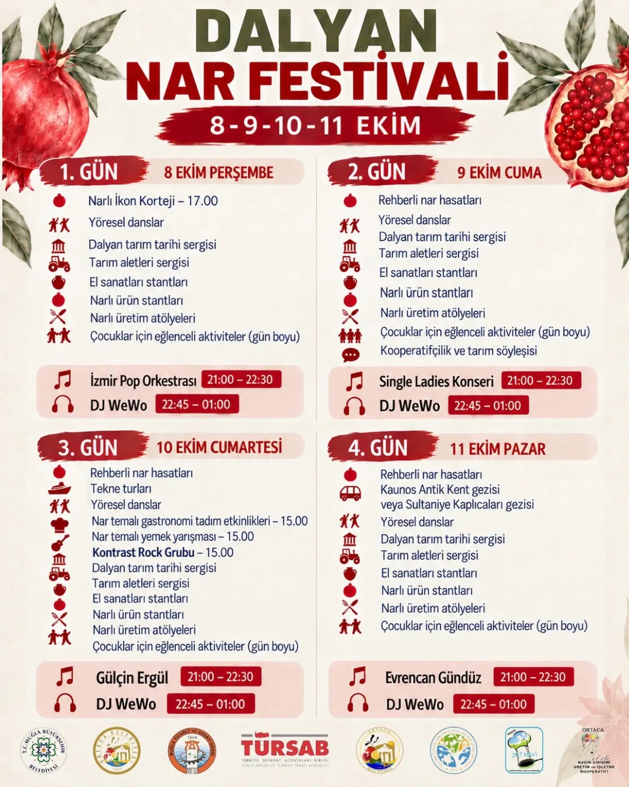 Dalyan'da hasat zamanı: İlk uluslararası nar festivali başlıyor