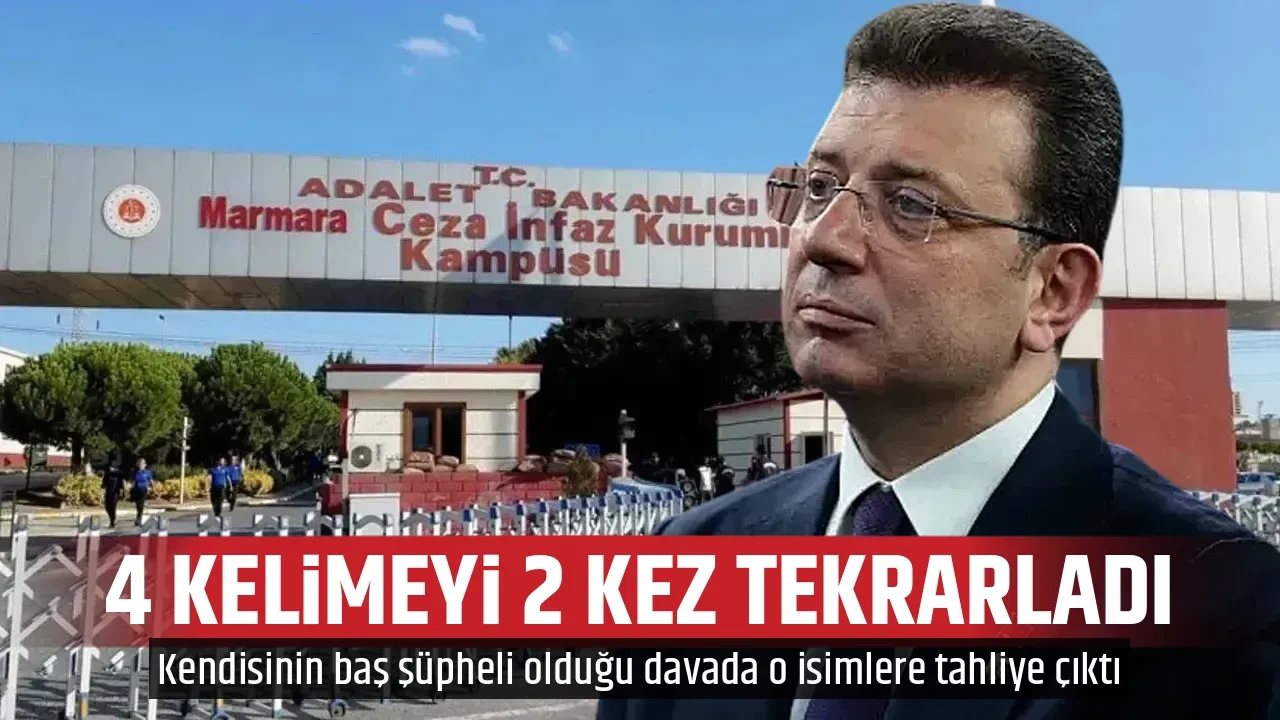 4 KELİMEYİ 2 KEZ TEKRARLADI