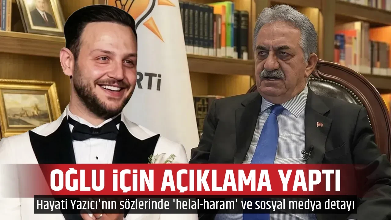 OĞLU İÇİN AÇIKLAMA YAPTI