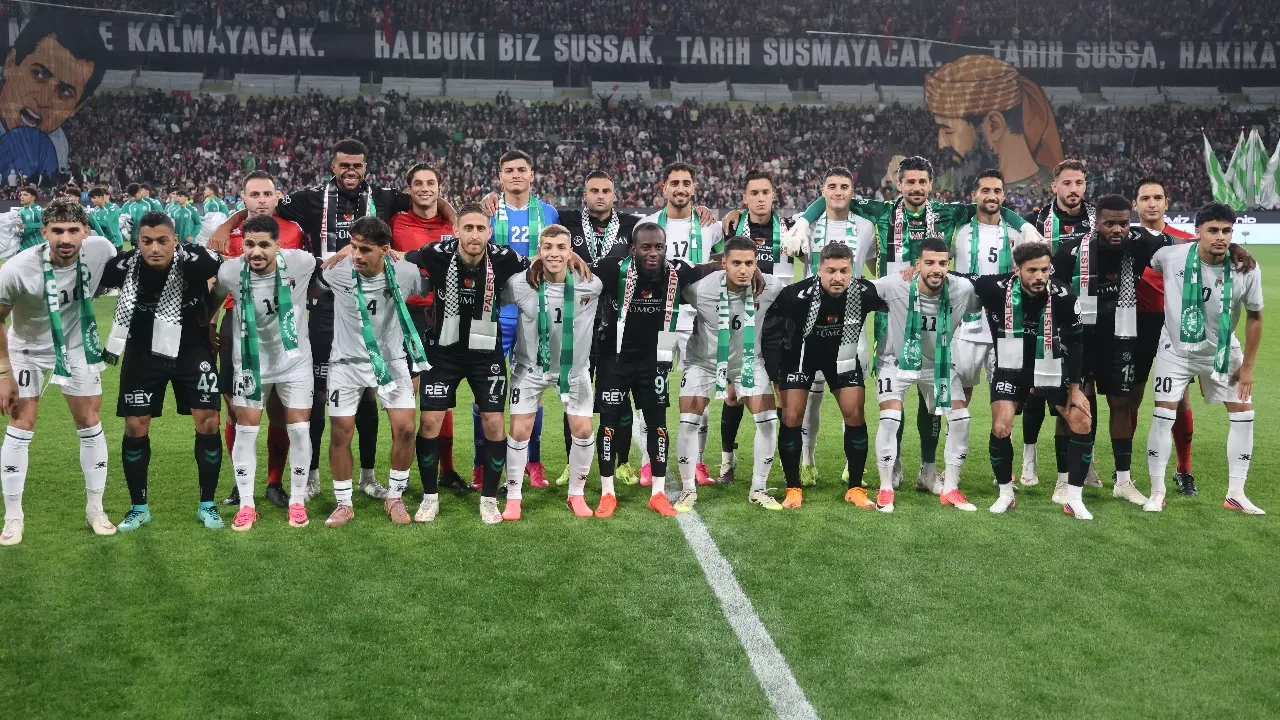Konyaspor ile Filistin Milli Takımı, dostluk maçında karşılaştı! Mücadele 89.59'da tamamlandı