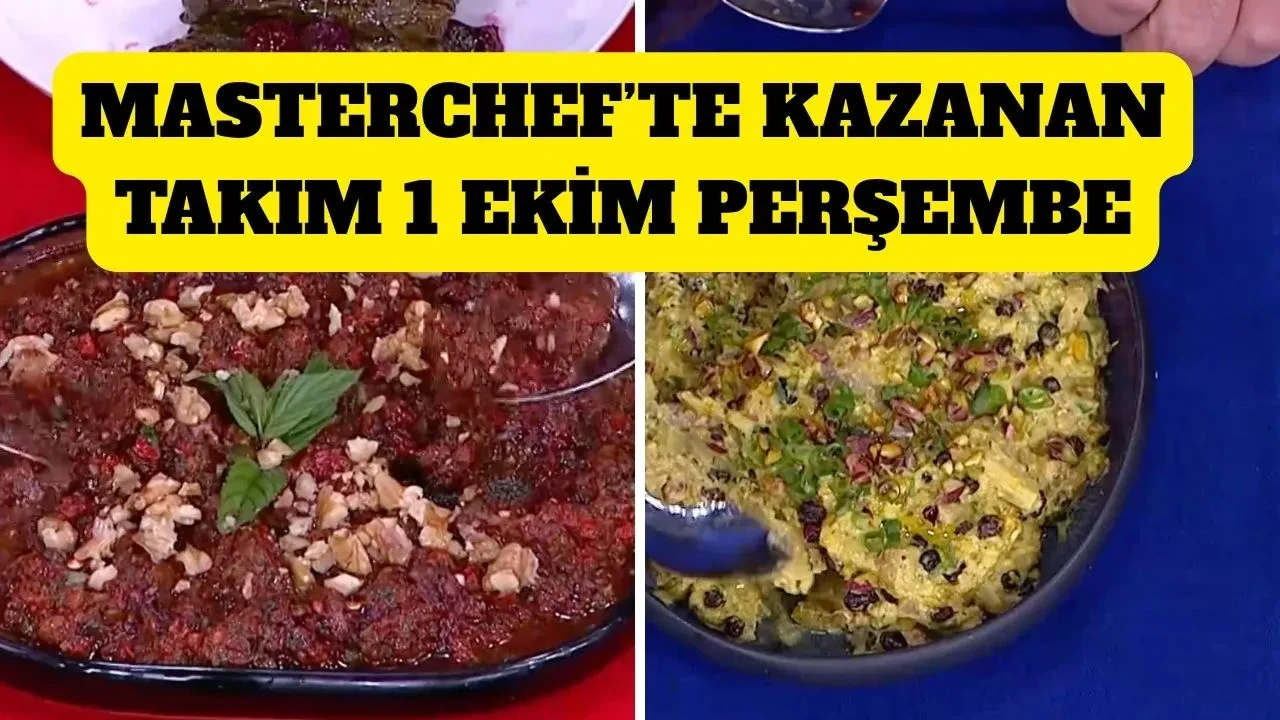 Masterchef takım oyununu kim kazandı 1 Ekim? Mezeler yapıldı, takımlar yarıştı
