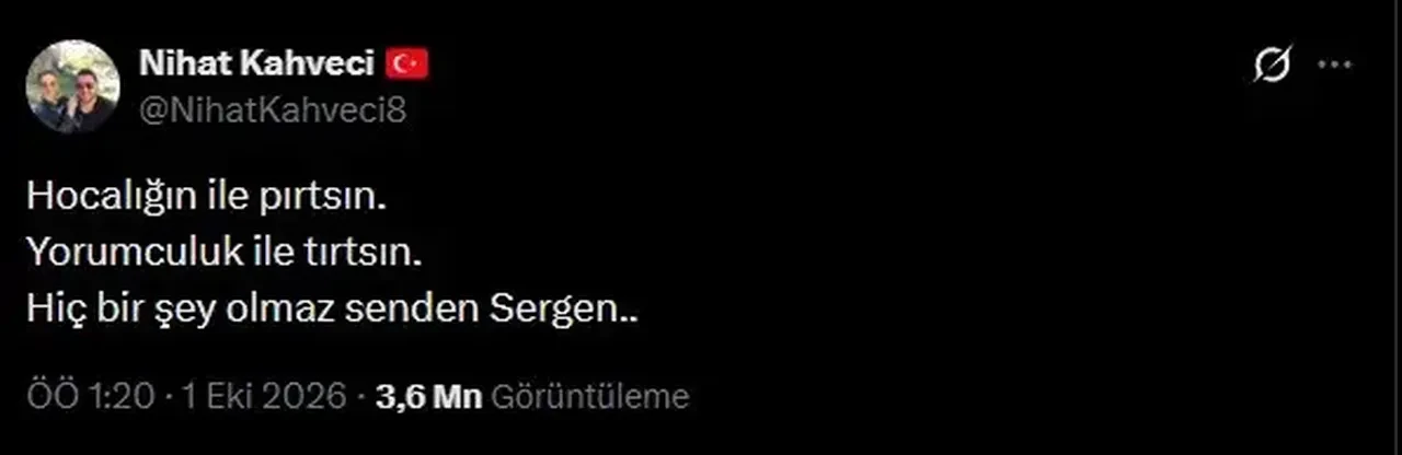 Sergen Yalçın ve Nihat Kahveci birbirine girdi: 'Hocalığın pırt, yorumculuğun tırt!'