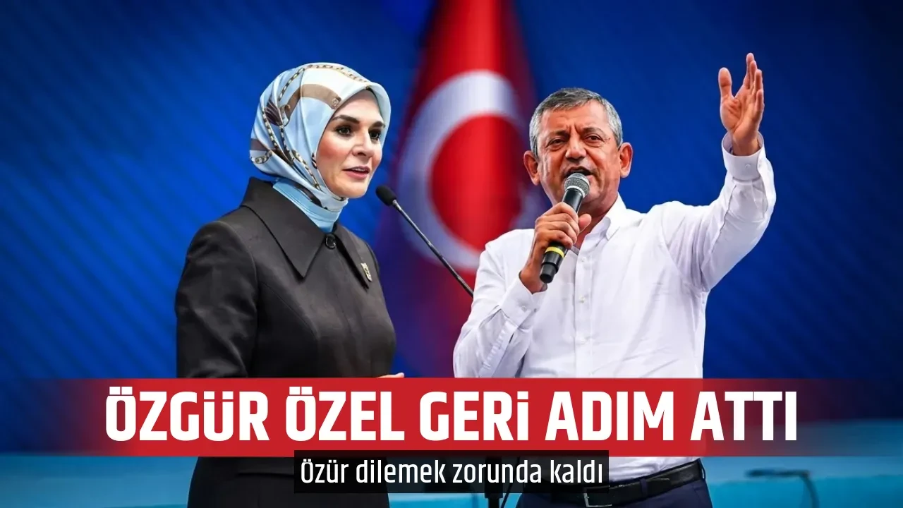 ÖZGÜR ÖZEL GERİ ADIM ATTI