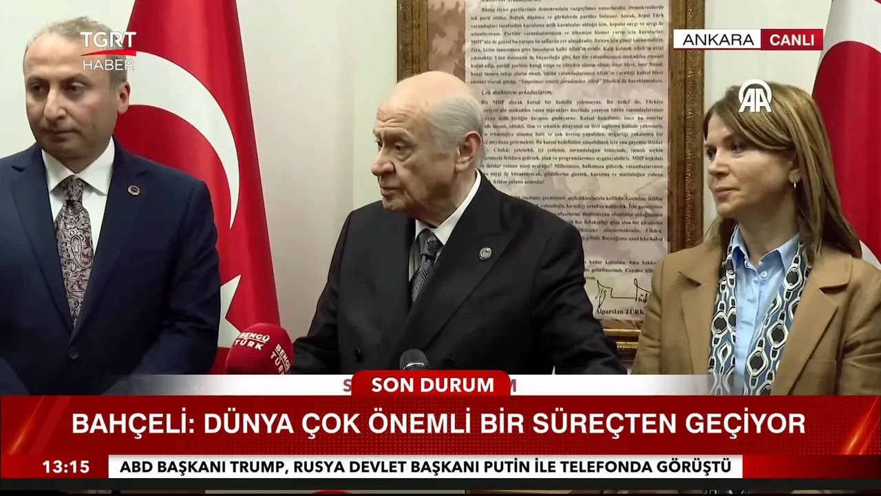 MHP lideri Devlet Bahçeli'den fon soruşturmasına ilişkin açıklama: Herkesi suçlamak yanlış olur