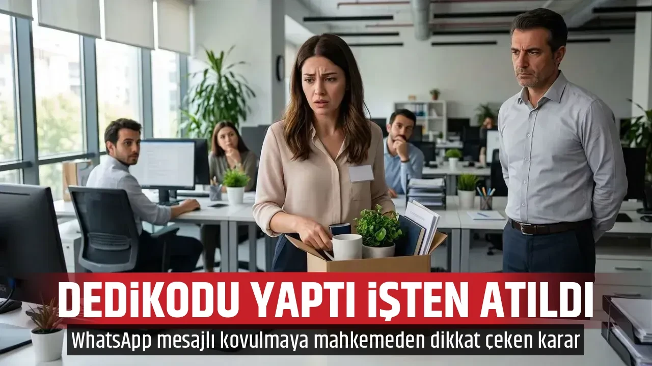 DEDİKODU YAPTI İŞTEN ATILDI