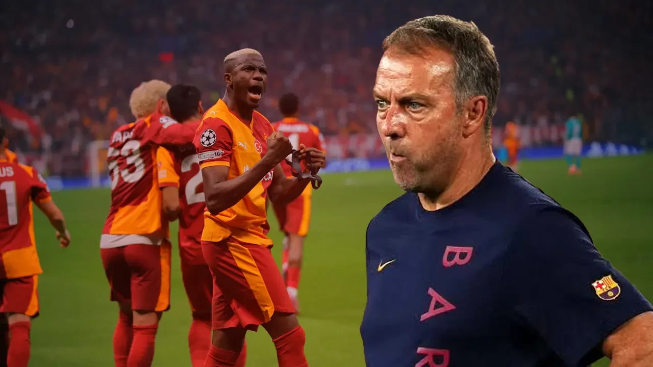 Barcelona Teknik Direktörü Hansi Flick'ten Galatasaray taraftarı ve Osimhen'e övgü