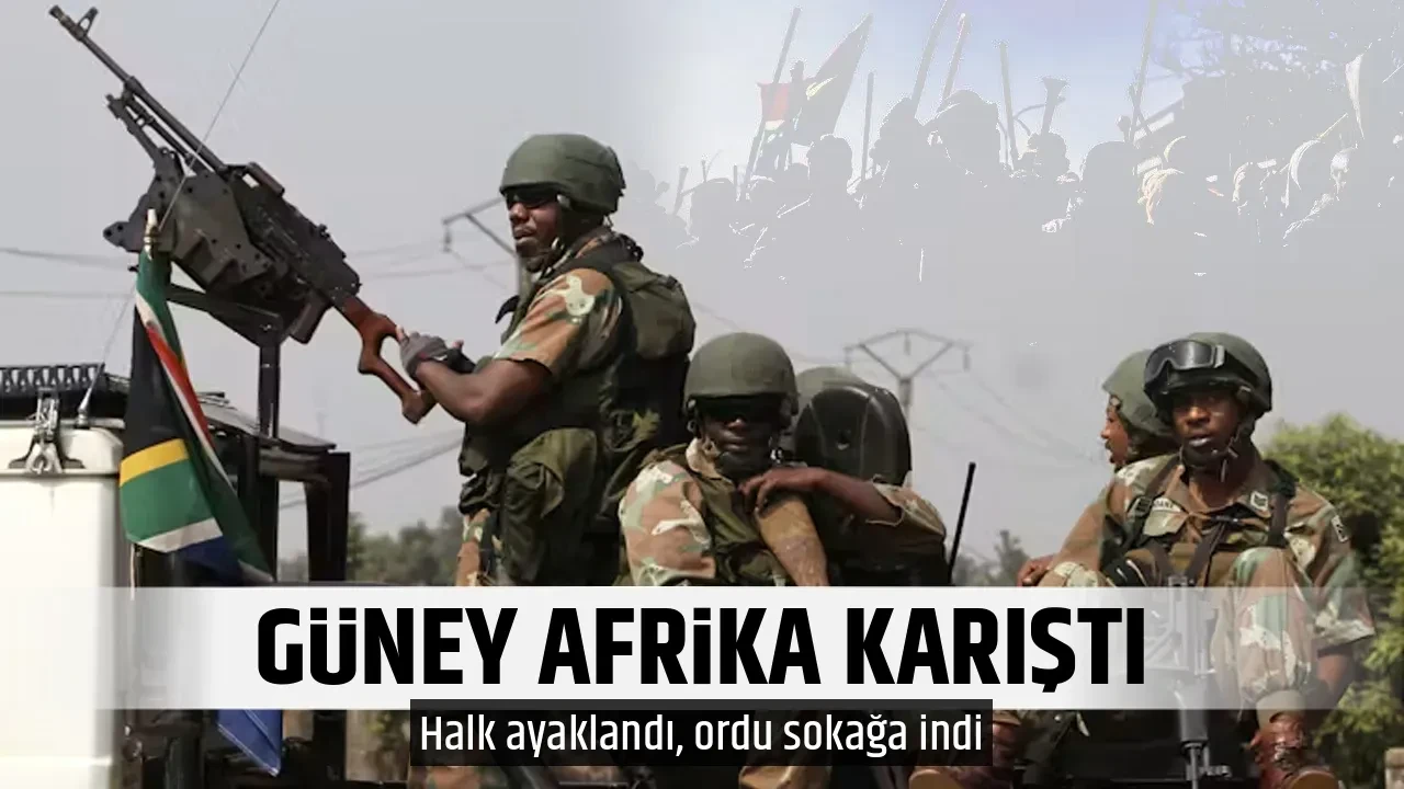 GÜNEY AFRİKA KARIŞTI
