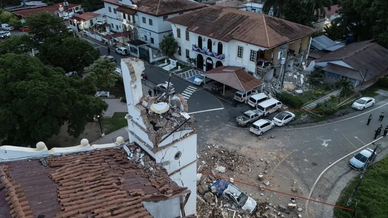 Panama'daki 7,7 büyüklüğündeki depremde can kaybı yok, yaralılar var! Ulusal Acil Durum ilan edildi