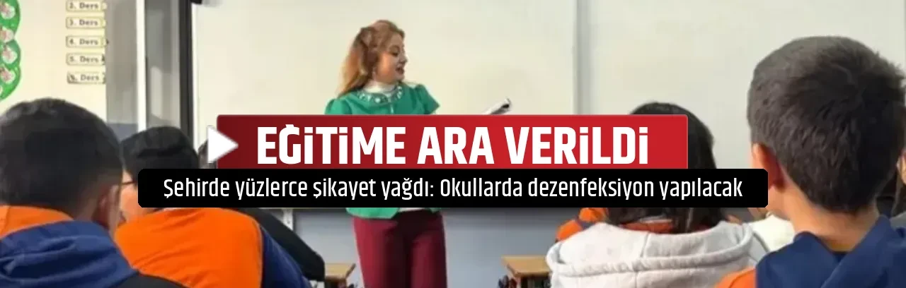 EĞİTİME ARA VERİLDİ