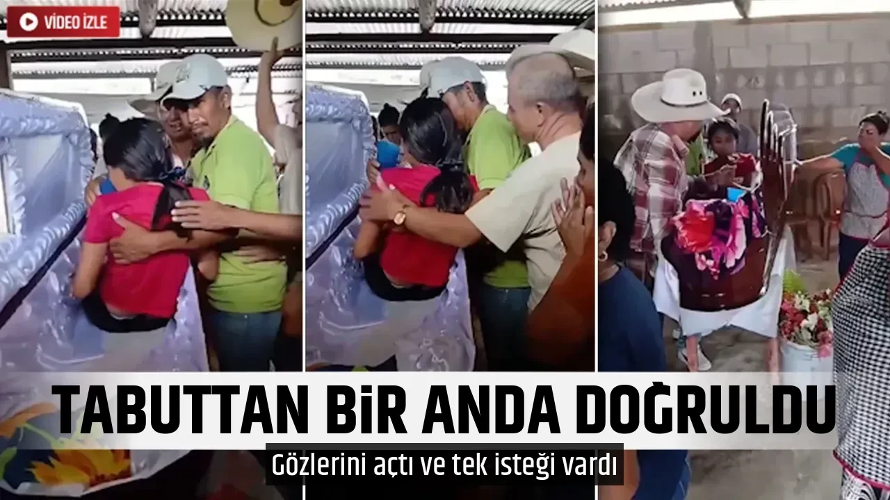 TABUTTAN BİR ANDA DOĞRULDU