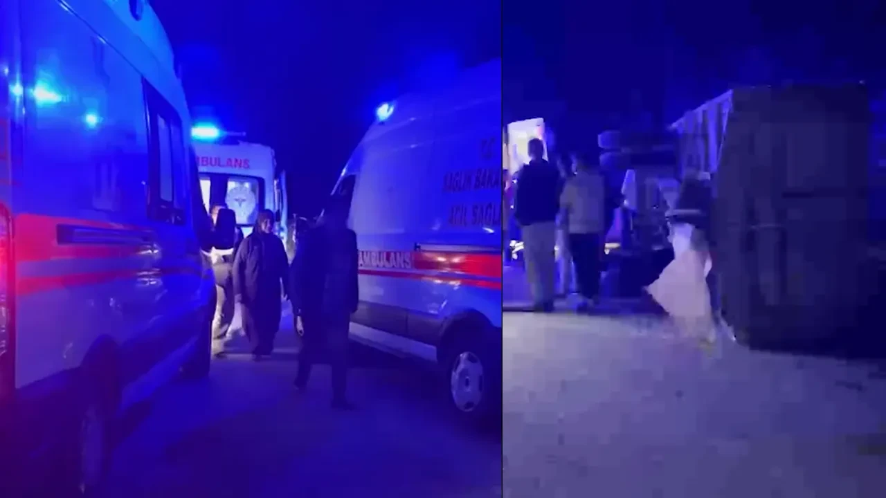 Düzce'de traktörün römorku devrildi: Çok sayıda yaralı var