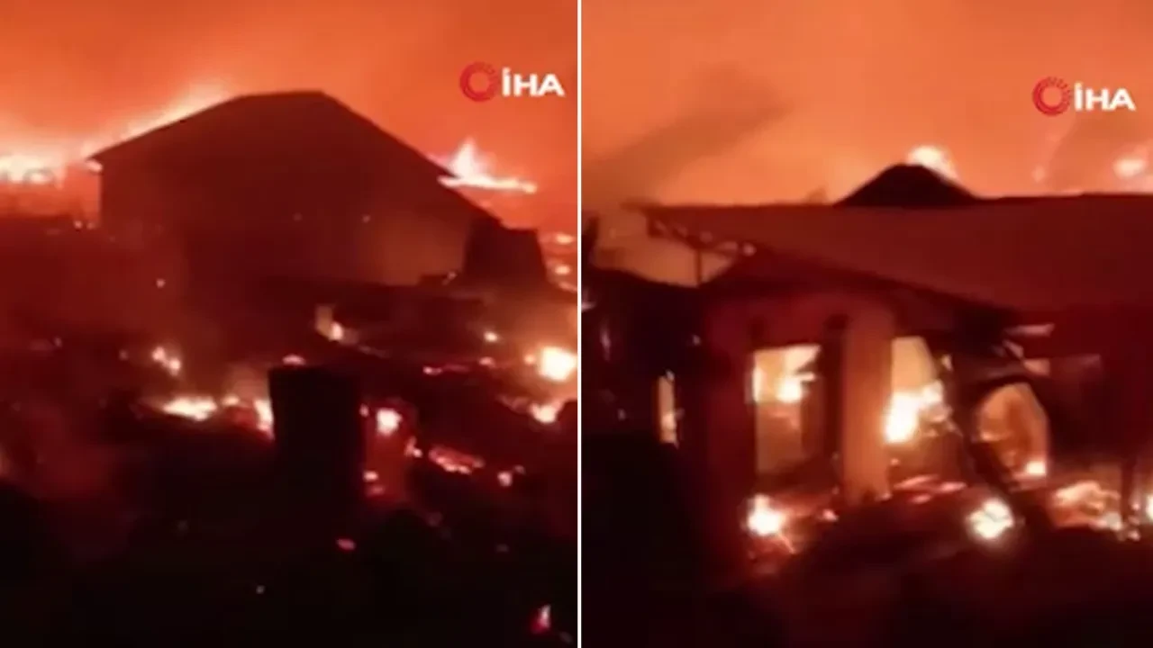 Orman yangını yerleşim yerlerine sıçradı: Endonezya'da yüzlerce ev küle döndü