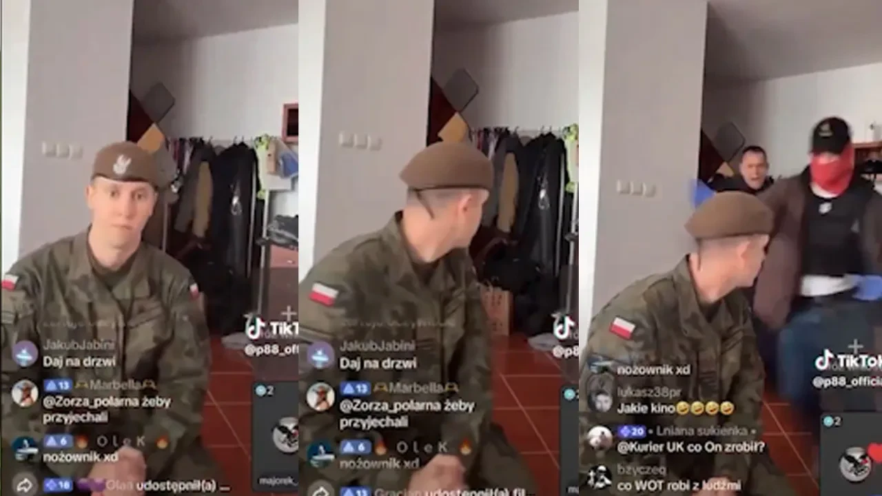 Canlı yayında gözaltına alındı, o anlar kameraya böyle yansıdı