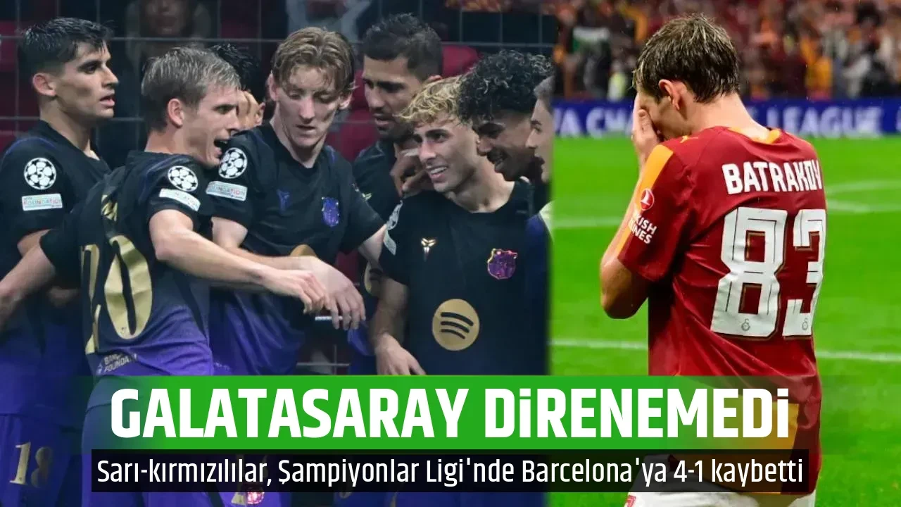 GALATASARAY DİRENEMEDİ