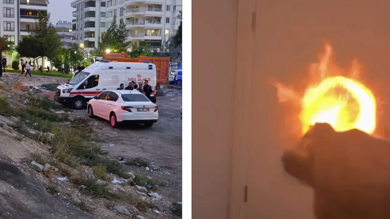 Polise silahla karşılık verdi! Rezidansta çatışma anları