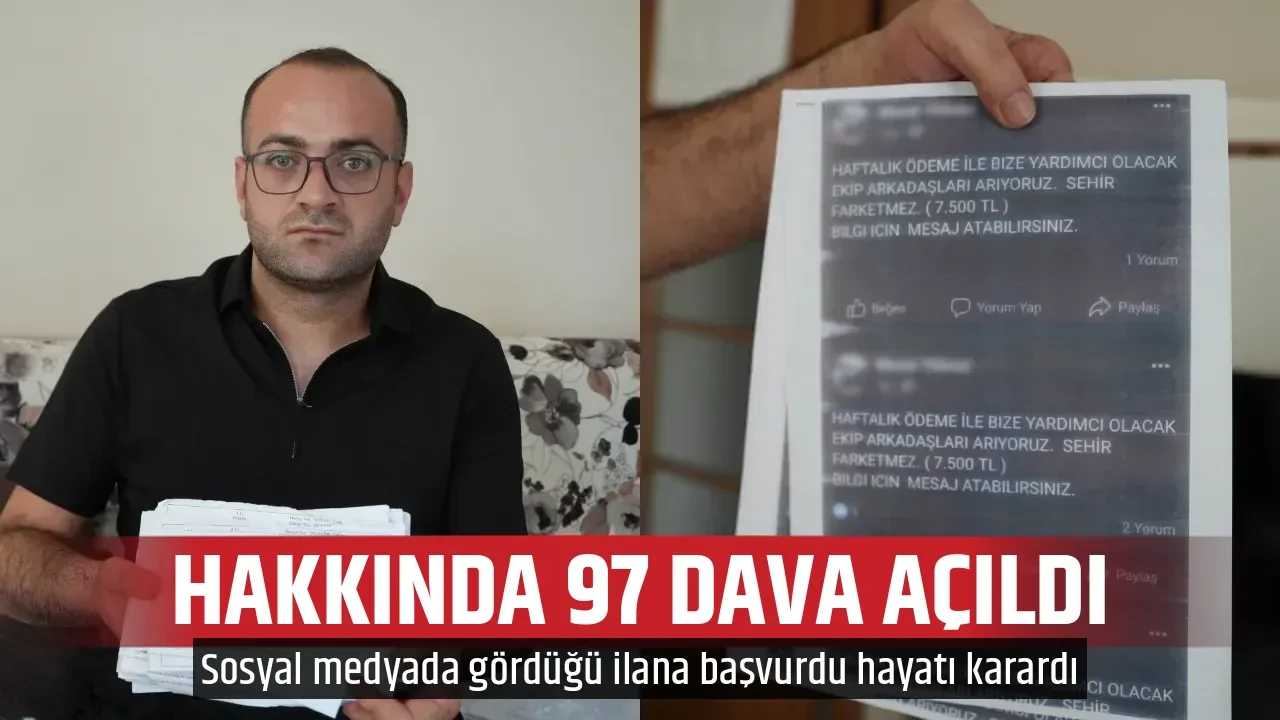 HAKKINDA 97 DAVA AÇILDI