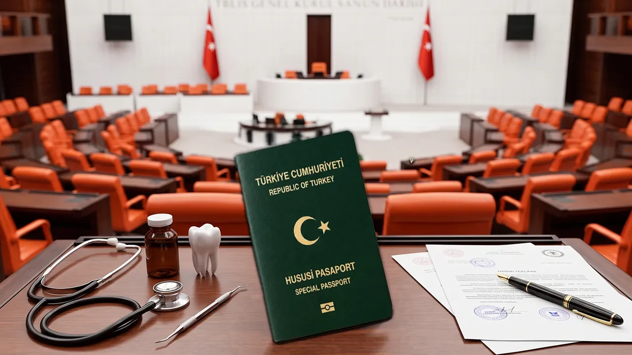 TBMM'ye sunuldu: 4 meslek grubu için yeşil pasaport teklifi