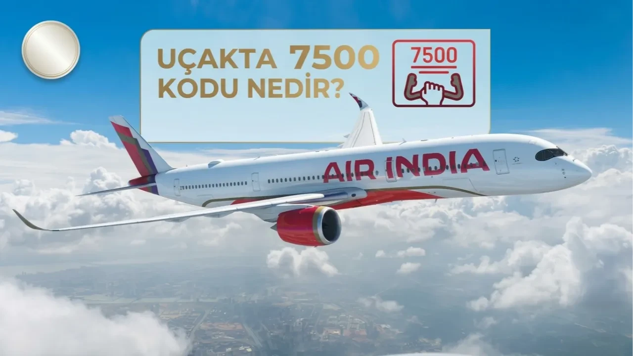 Uçakta 7500 kodu nedir? Almanya Hindistan uçağında ne oldu? Uçak kaçırılma alarmı ne anlama geliyor?