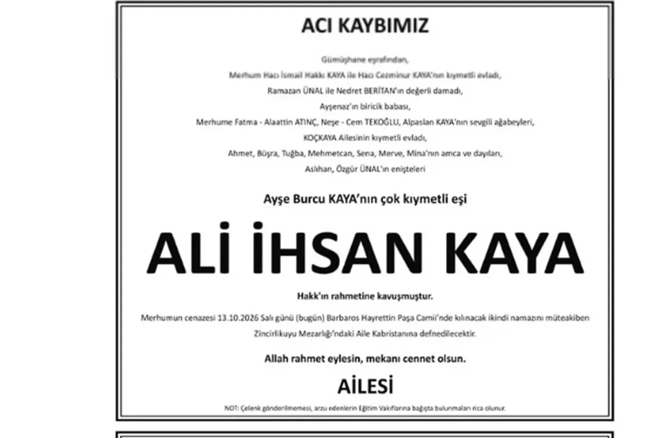Ünlü iş insanı Ali İhsan Kaya’nın ölümün ardındaki sır perdesi aralandı