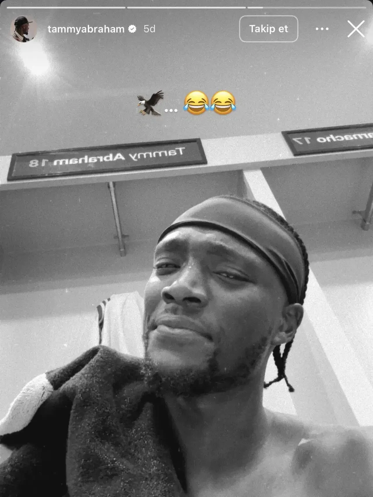 Fenerbahçe maçı sonrası Tammy Abraham'dan olay paylaşım