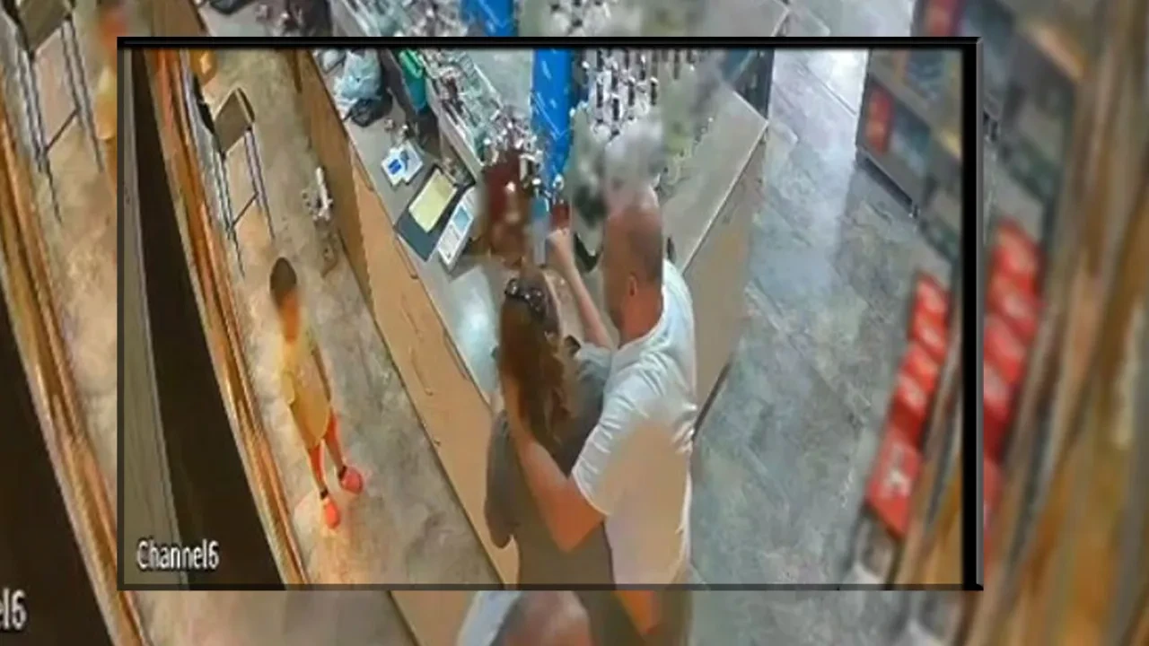 İzmir’de kan donduran görüntü! Küçük çocuğun önünde annesini darbetti
