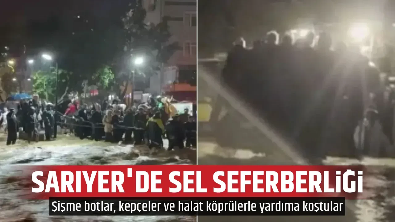 SARIYER'DE SEL SEFERBERLİĞİ