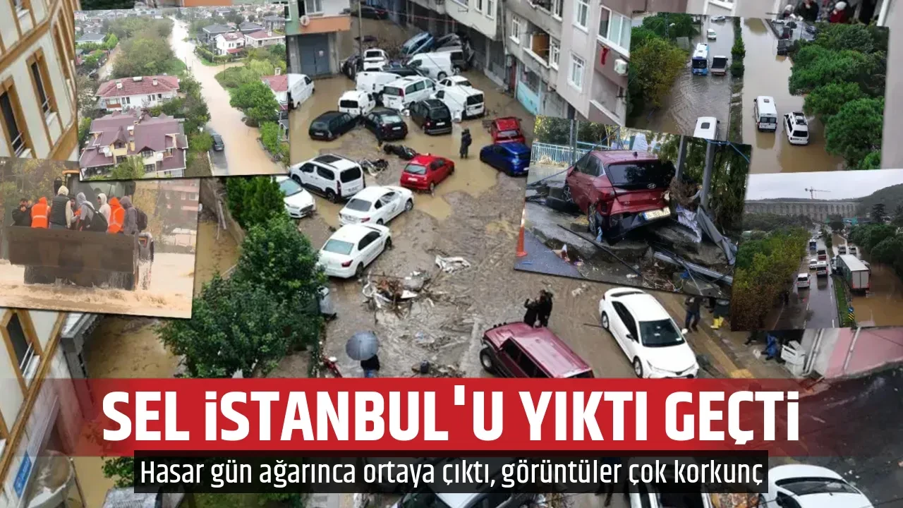 SEL İSTANBUL'U YIKTI GEÇTİ
